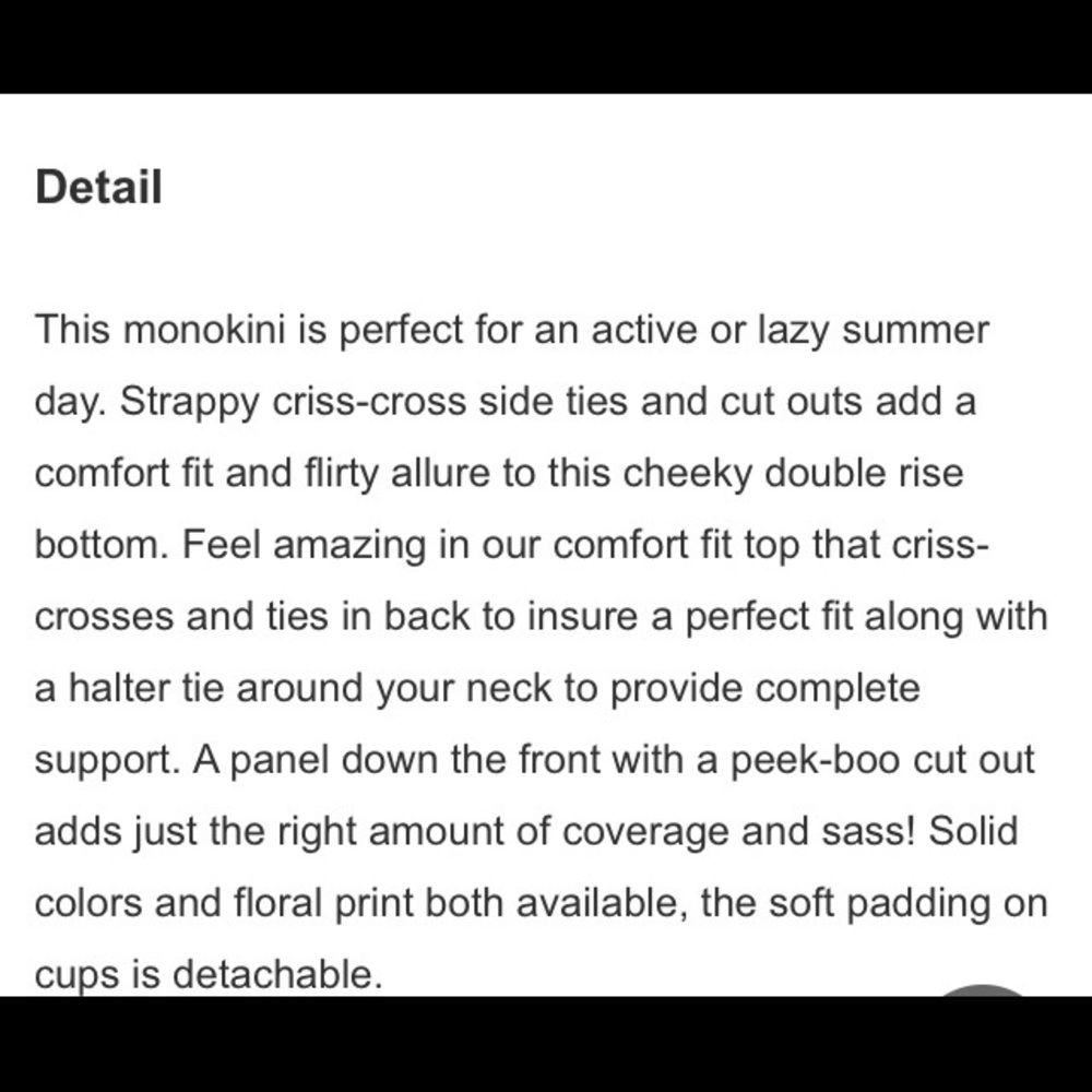 Final 🔥Black Monokini Swimsuit - Picture 3 of 4