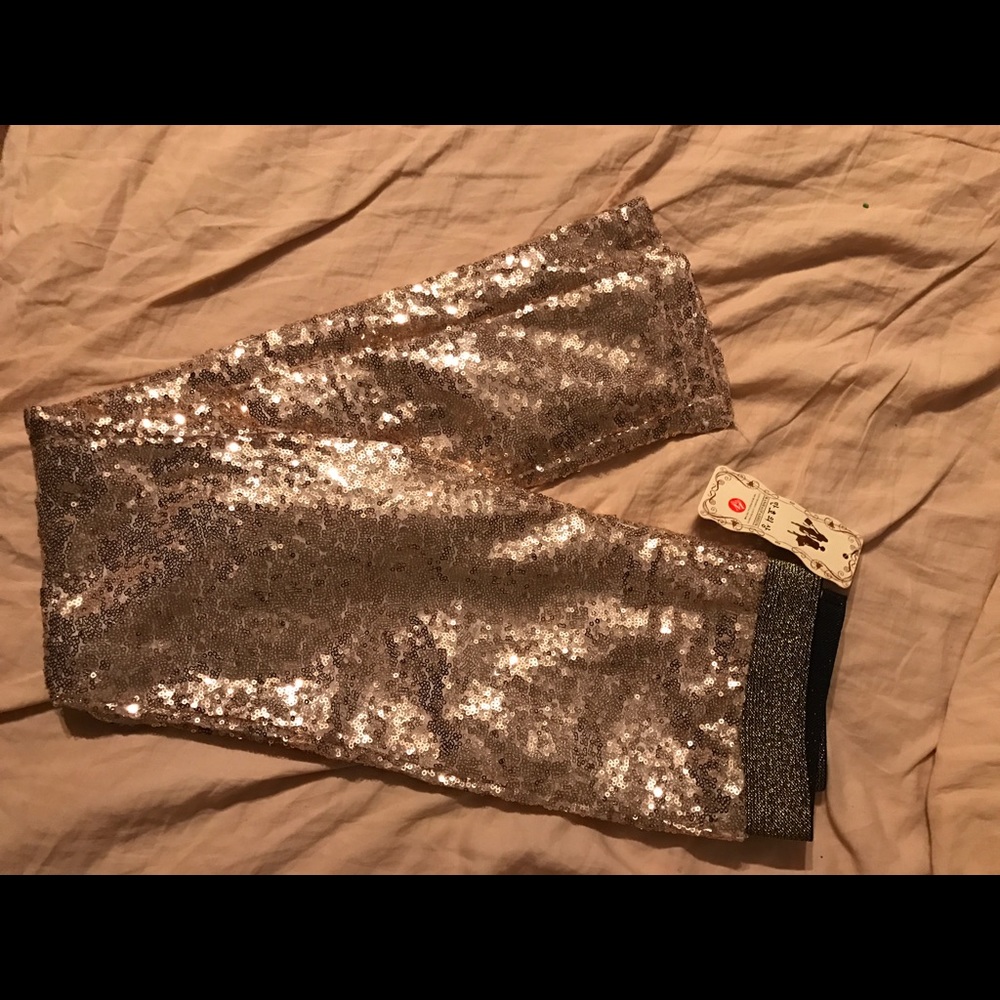 XS glitter leggings