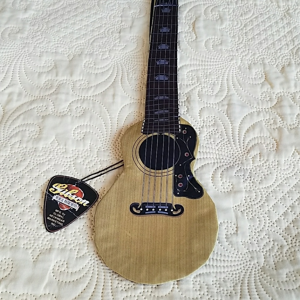 Gibson musical instrument tie