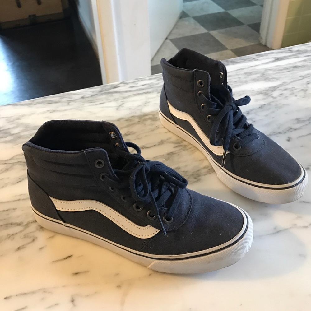 Vans Denim Hi Top Sneakers