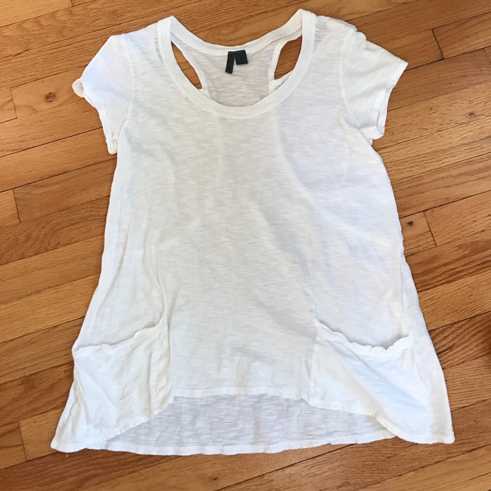 🎉🎉SALE🎉🎉LEFT OF CENTER white tee