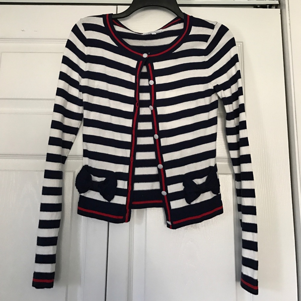 Delia's Nautical Cardigan