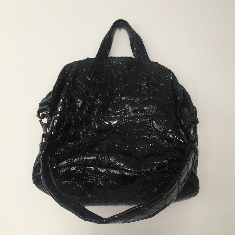 GIVENCHY NIGHTINGALE PATENT BAG