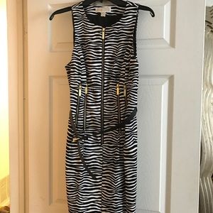 Michael Kors Zebra Cocktail Dress