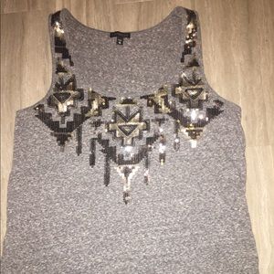 Express sequence tank top