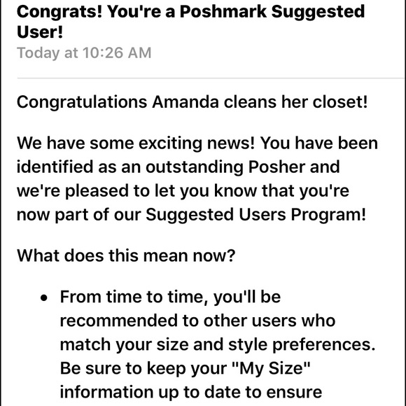 Posh ambassador & Suggested user! - Picture 3 of 6