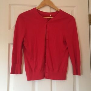 J. Crew Coral Cardigan