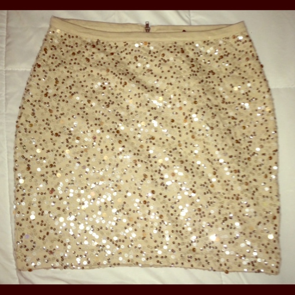 GOLD H&M SKIRT