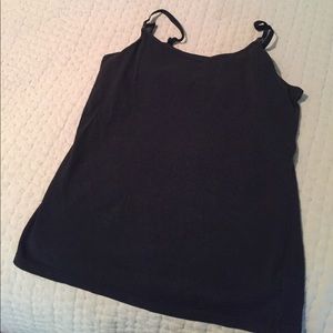 Motherhood Maternity black nursing tank