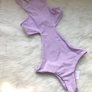 Lilac One Piece Swimsuit