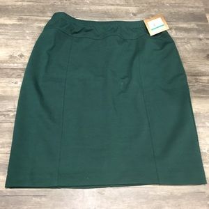 Green skirt