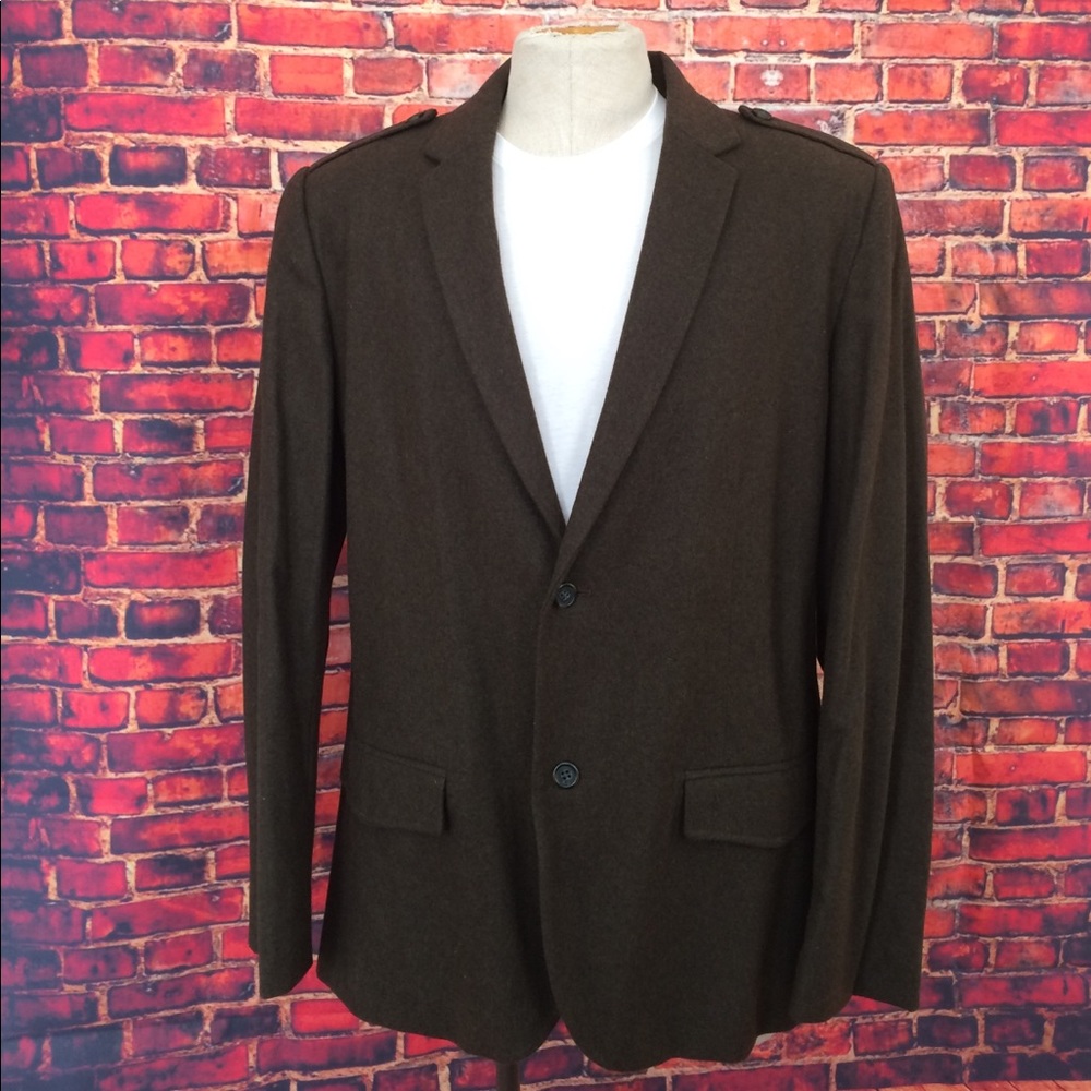 SALE 🔥New Calvin Klein Green Wool Sport Coat XXL - Picture 2 of 4