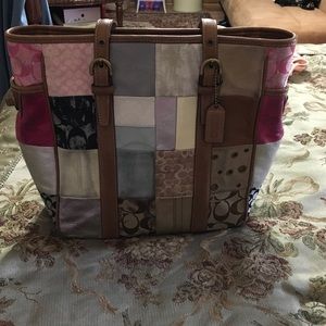 Coach Patchwork shoulder bag!!