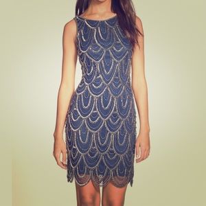 Nordstrom Pizarro nights beaded dress