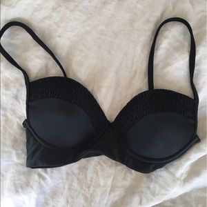 Never worn Tori Praver black bathing suit top