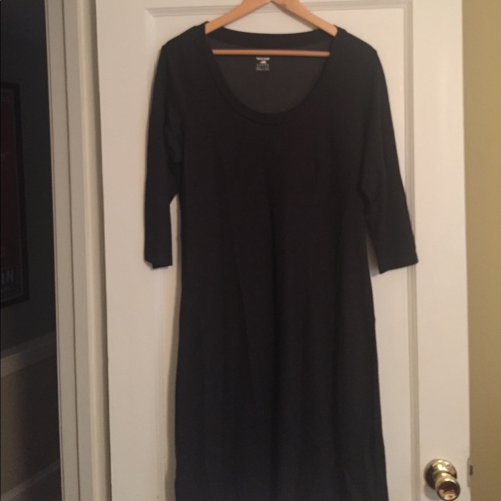 Horny Toad mid length black dress.