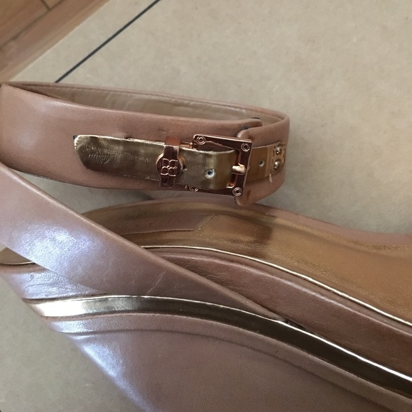 BCBG Leather Wedge