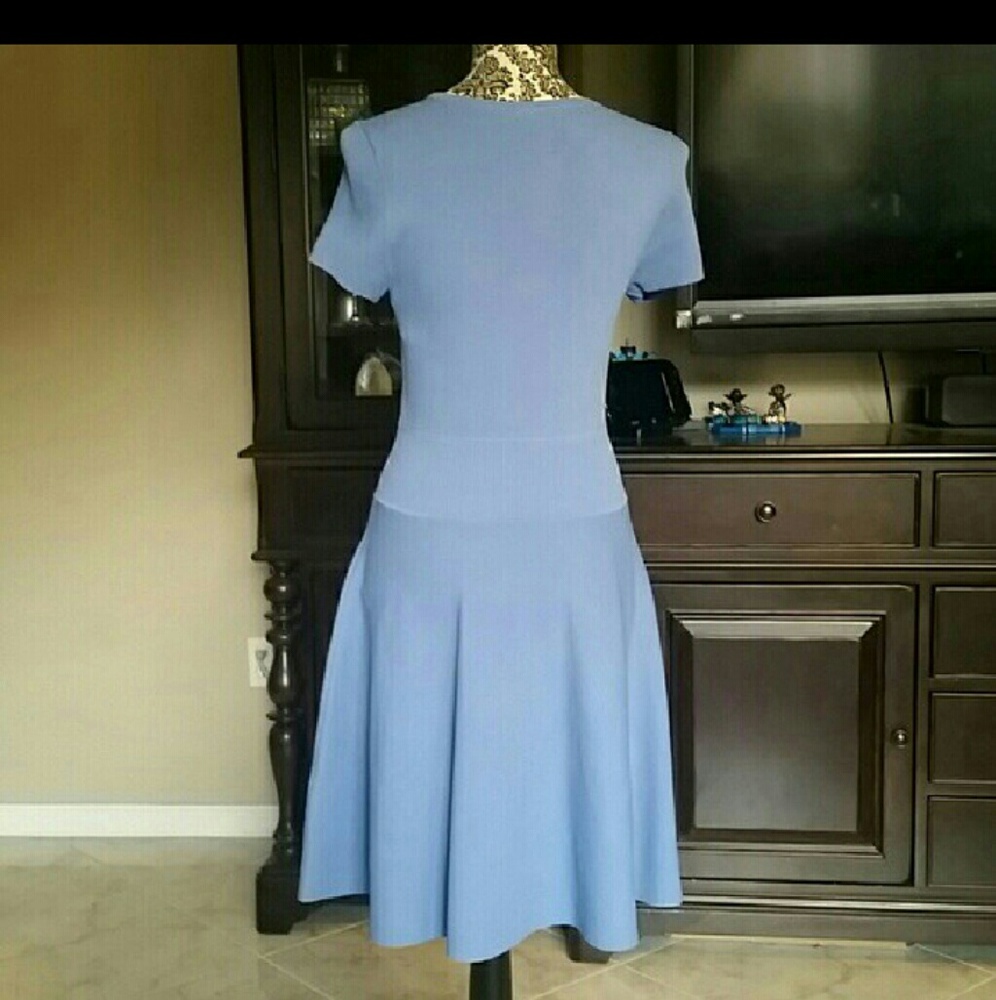Ann Taylor Light Blue Sweaterdress Short Sleeves