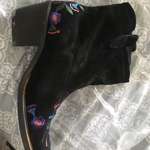 Embroidered Bootie