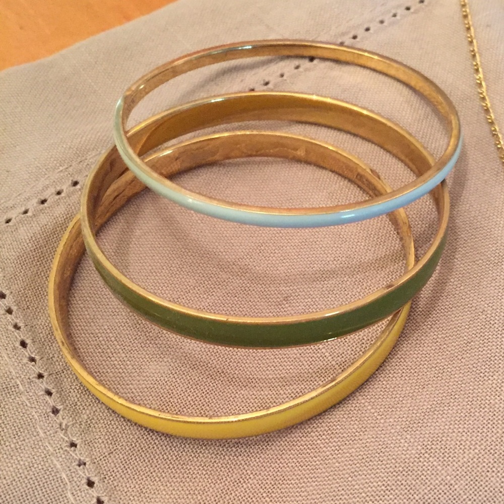 J crew bangles set of 3