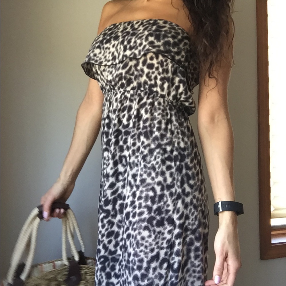 Flowy Gorgeous Maxi Dress Ruffle Top