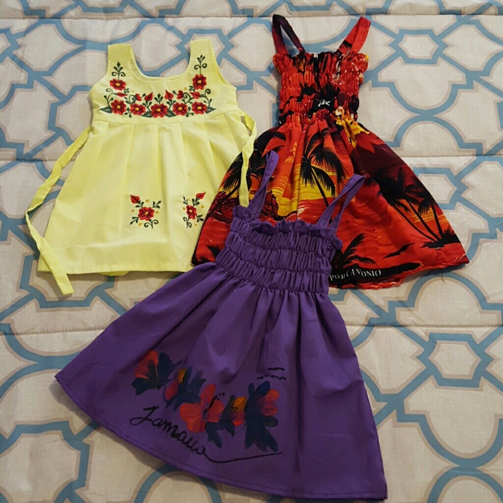 Bundle of 3 baby summer dresses