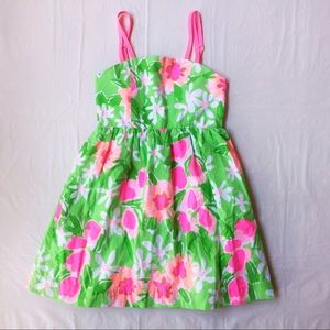 Lilly Pulitzer Girls Floral Spring Sundress Size 8