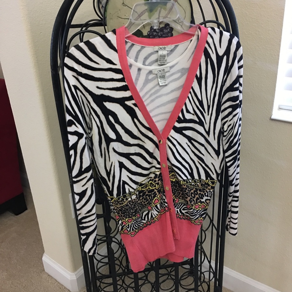 Cache Sweaterset, tank and sweater