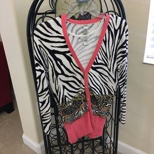 Cache Sweaterset, tank and sweater