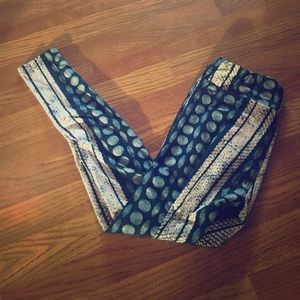 LuLaRoe leggings with yoga waist band.
