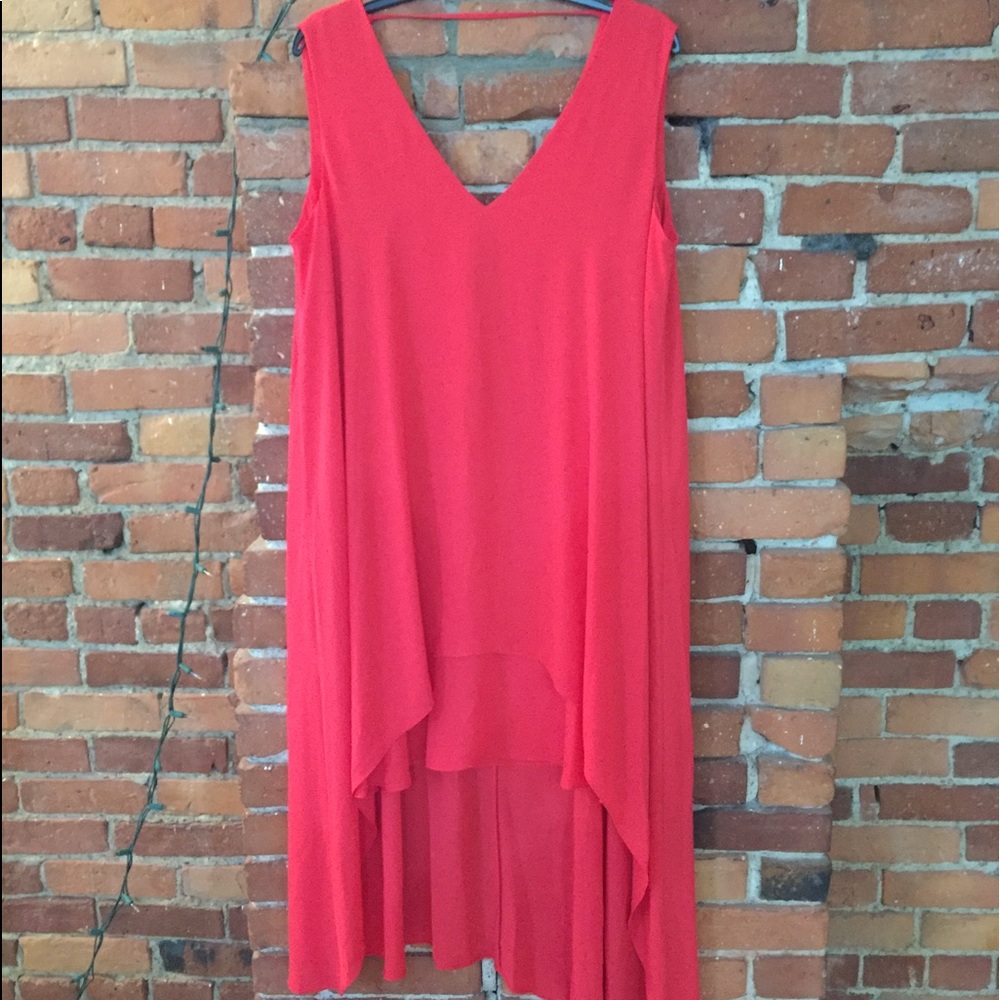 NWT BCBGMAXAZRIA Women's Kaira Dress - Red Berry - Picture 5 of 6