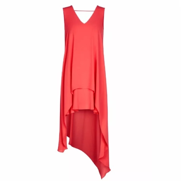 NWT BCBGMAXAZRIA Women's Kaira Dress - Red Berry - Picture 3 of 6