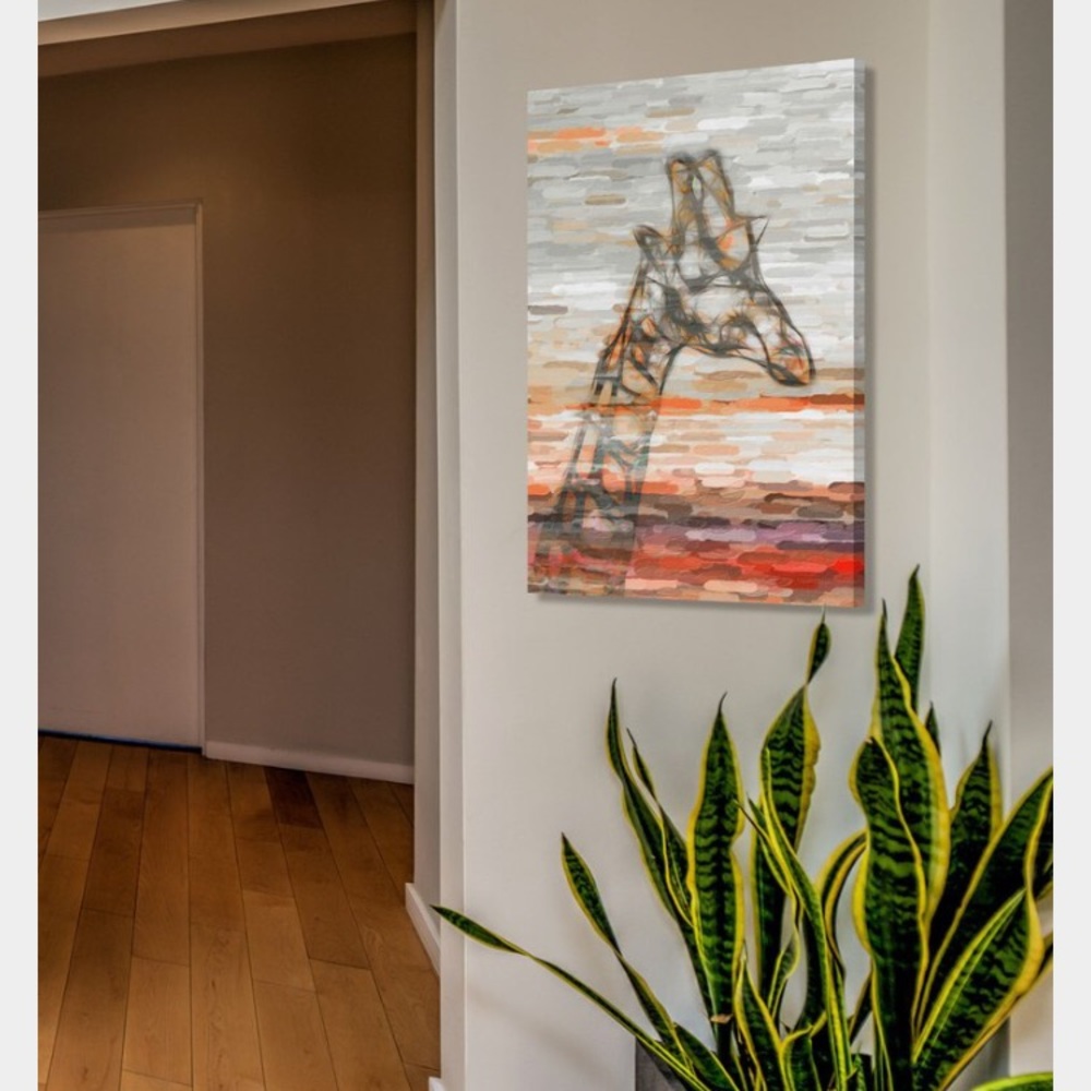 Parvez Taj giraffe canvas
