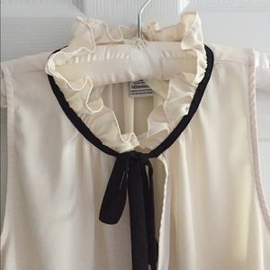 🌟Gentle Cream Bow Tie Blouse
