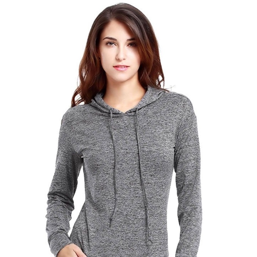 Tunic length 2 pocket sweatshirt