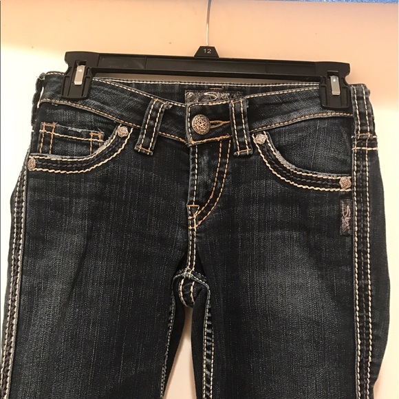 Silver Bootcut Size 24 Jeans - Picture 1 of 4