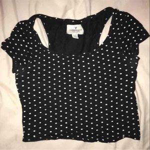 Polkadots Crop Top
