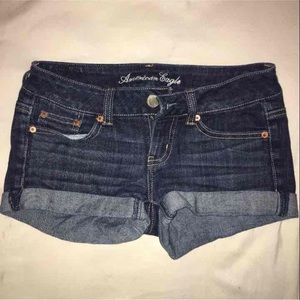 Low-Rise Jean Shorts