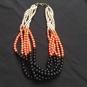 Sophia & Kate Chunky Tricolor Beaded Necklace