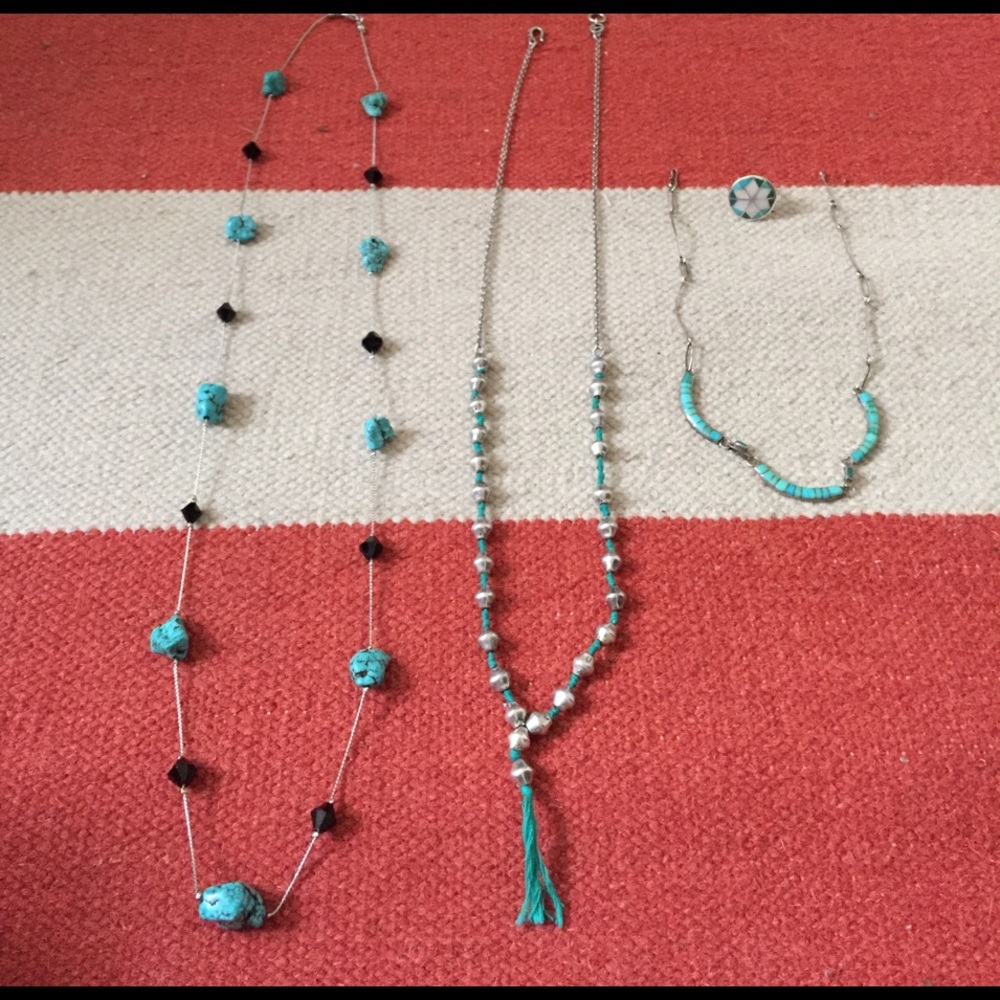 Turqoise Necklaces & Ring Package