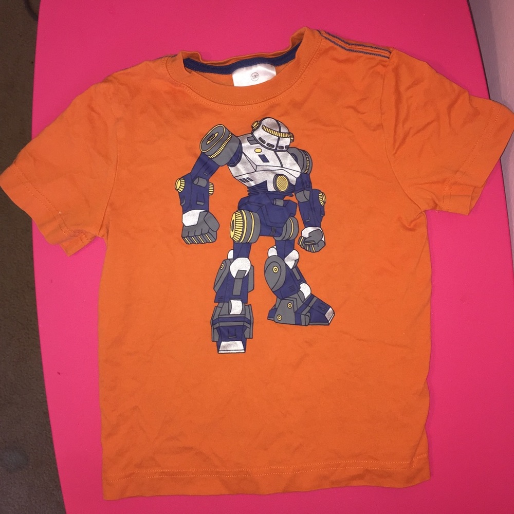 Hanna Andersson robot t shirt. Size 100. Like new!