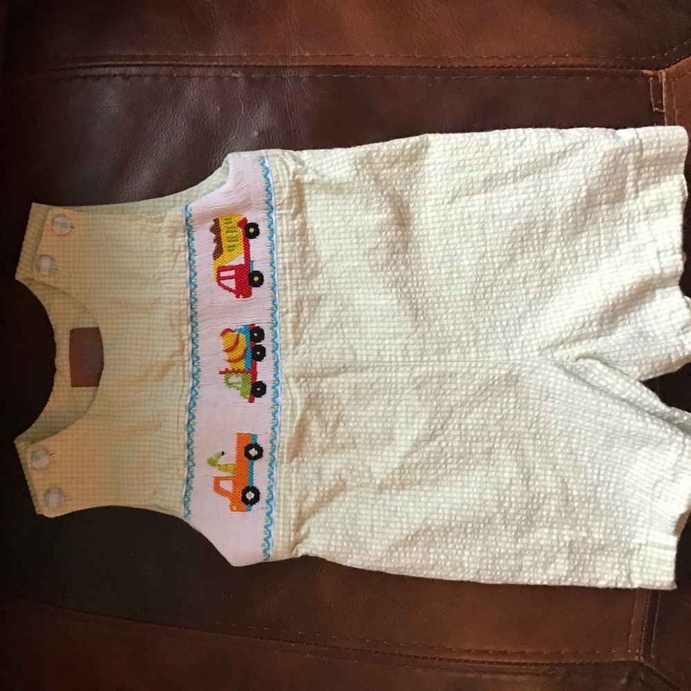 Smocked one piece