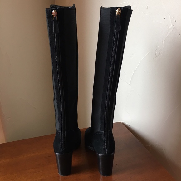 ❌SOLD❌FINAL-Tory Burch Sullivan suede tall boot. - Picture 4 of 5