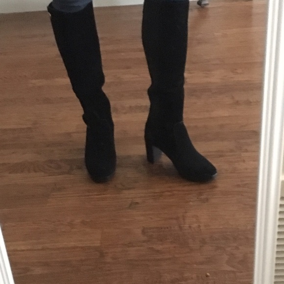 ❌SOLD❌FINAL-Tory Burch Sullivan suede tall boot. - Picture 5 of 5