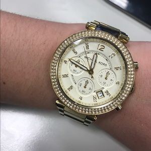 Michael Kors Parker Gold-Tone Ladies Watch