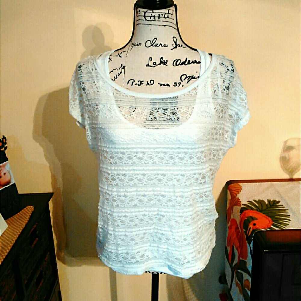 White Top w/ Lace Front