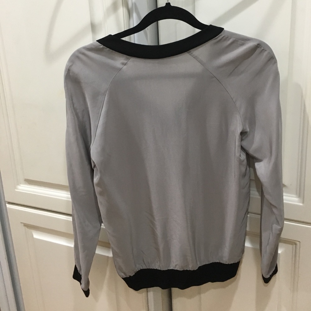 Amanda Uprichard Never Worn Silk Long-sleeve Top - Picture 4 of 5