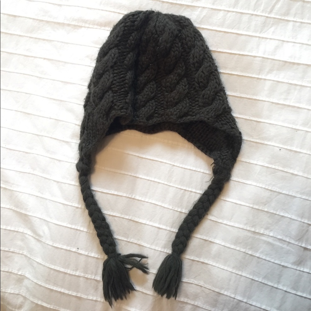 NORTHFACE Women's fuzzy earflap beanie