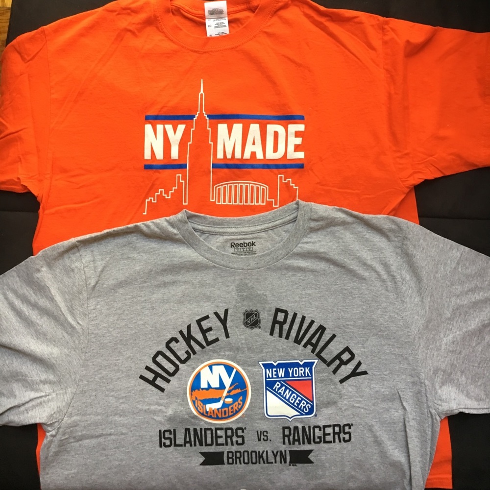SOLD•NY Sports Teams men's t-shirts L/XL