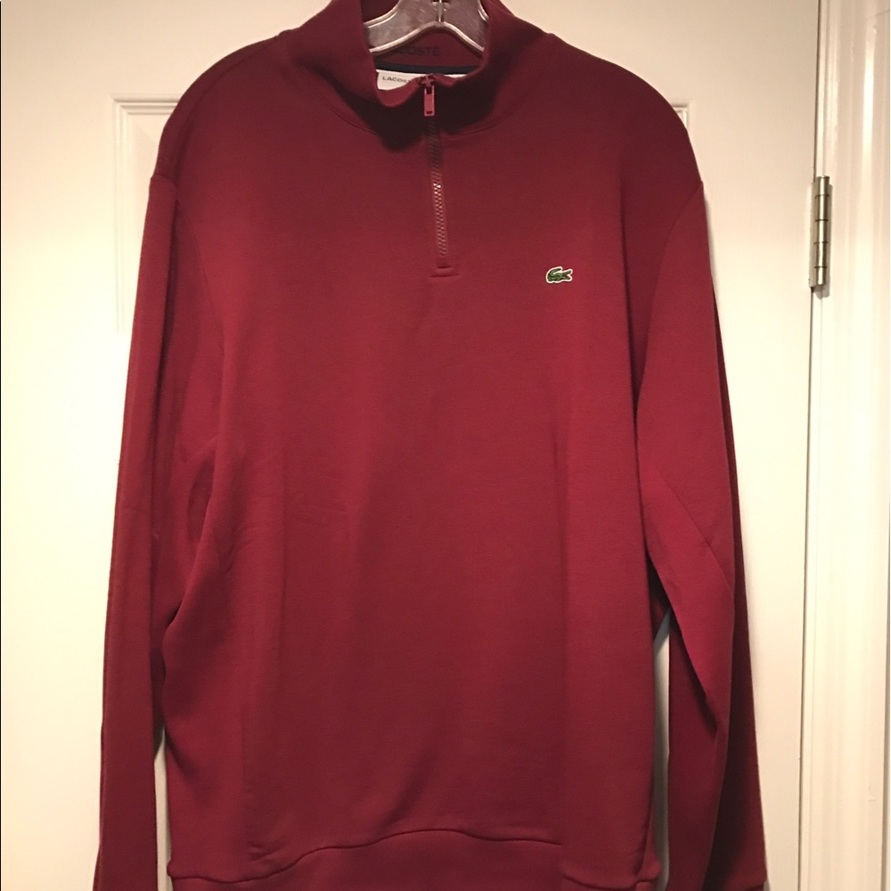 Lacoste 1/4 zip pullover New